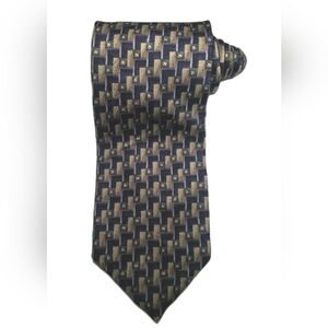 Jos. A. Bank "The Miracle Collection" Silk Tie 58" L 3.75" W Geometric Pattern